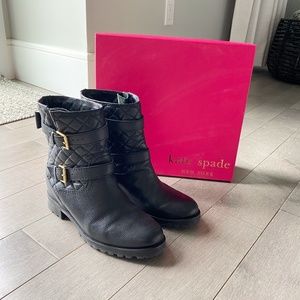 [Kate Spade] Samara Quilted Motorcycle Boots